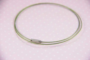 Основание для колье салатовый