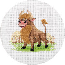 " Klart" набор для вышивания 8- 489 " Первый парень на деревне" 